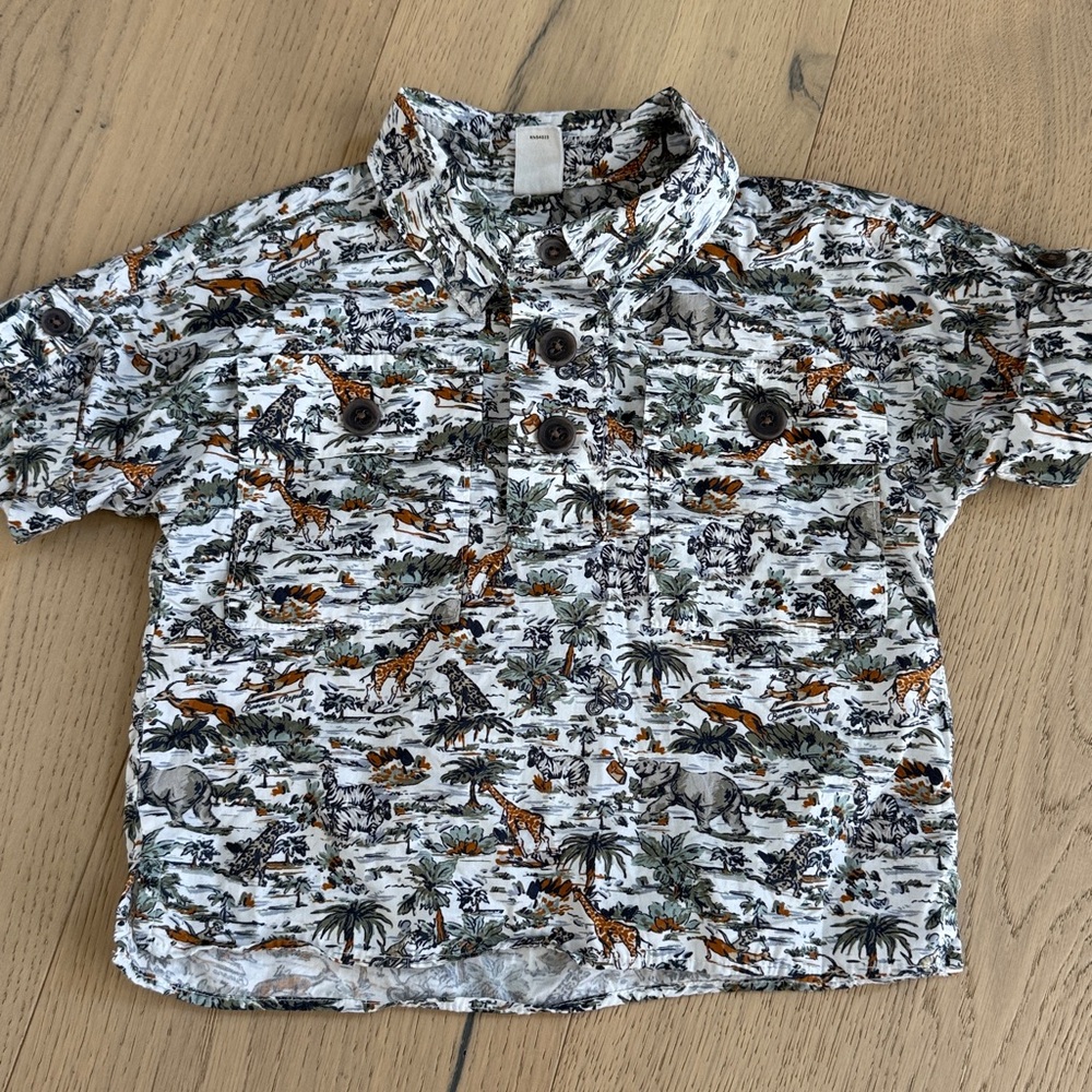 Banana Republic Baby | Safari Print Shirt